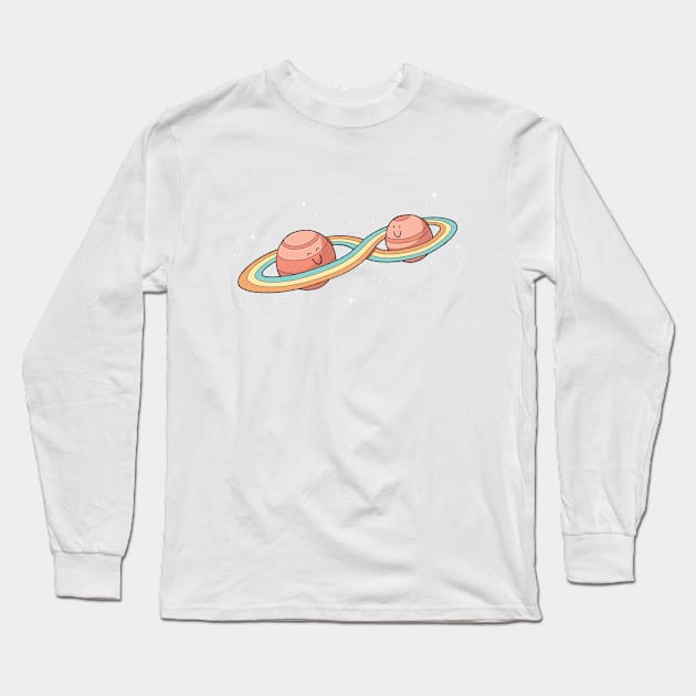 Together Forever Long Sleeve T-Shirt by Thepapercrane